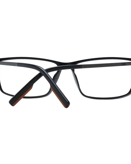 Ermenegildo Zegna Black Plastic Glasses (Frames)