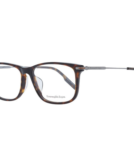 Ermenegildo Zegna Brown Plastic Glasses (Frames)