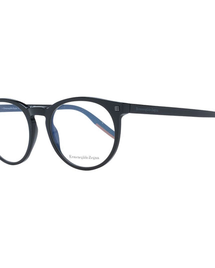 Ermenegildo Zegna Black Plastic Glasses (Frames)