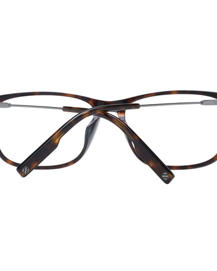 Ermenegildo Zegna Brown Plastic Glasses (Frames)
