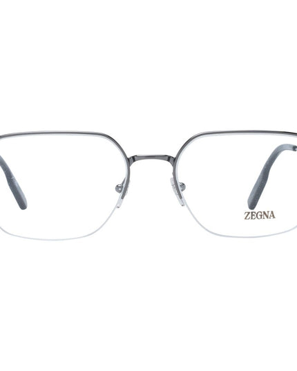 Ermenegildo Zegna Gray Metal Glasses (Frames)