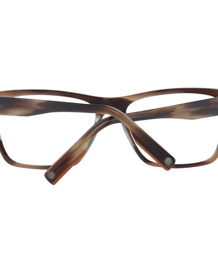 Ermenegildo Zegna Brown Plastic Glasses (Frames)