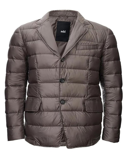 Add Gray Polyamide Men Jacket