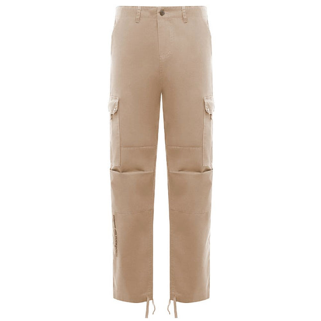 Comme Des Fuckdown Beige Cotton Men Cargo Trouser