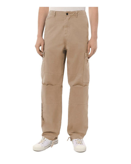Comme Des Fuckdown Beige Cotton Men Cargo Trouser