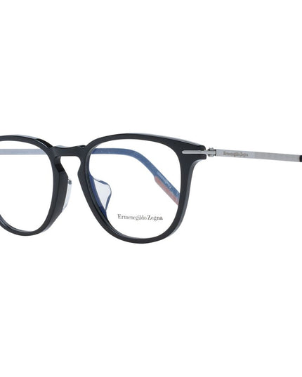Ermenegildo Zegna Black Plastic Glasses (Frames)