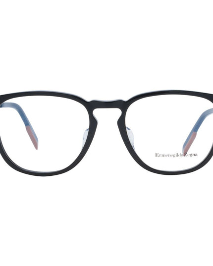 Ermenegildo Zegna Black Plastic Glasses (Frames)