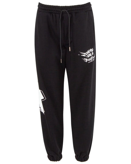 Comme Des Fuckdown Black Cotton Men Sweatpant