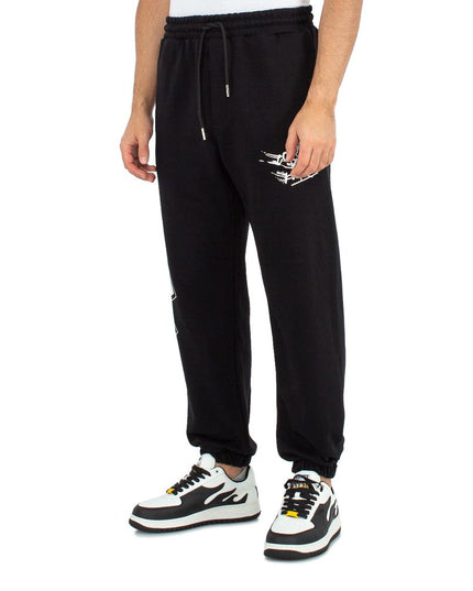 Comme Des Fuckdown Black Cotton Men Sweatpant