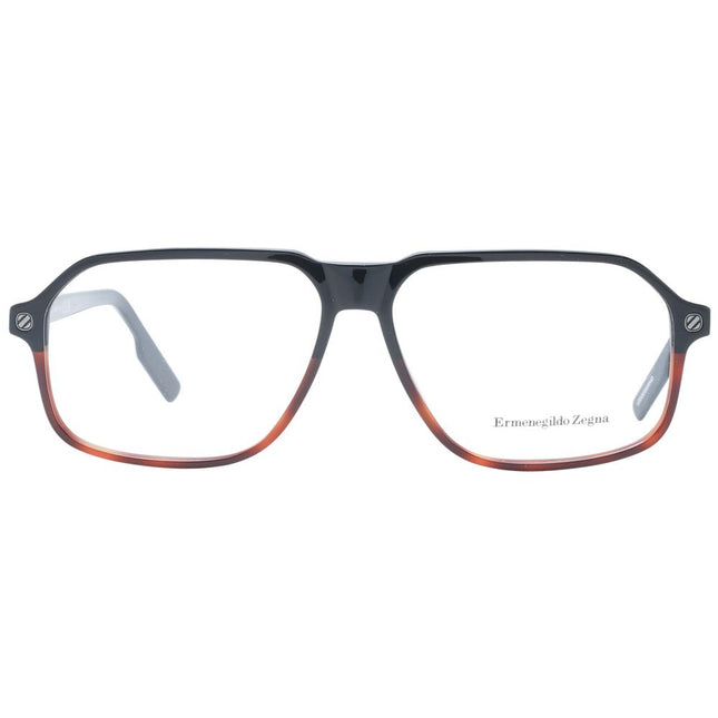 Ermenegildo Zegna Black Plastic Glasses (Frames)