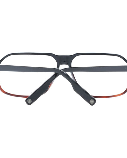 Ermenegildo Zegna Black Plastic Glasses (Frames)