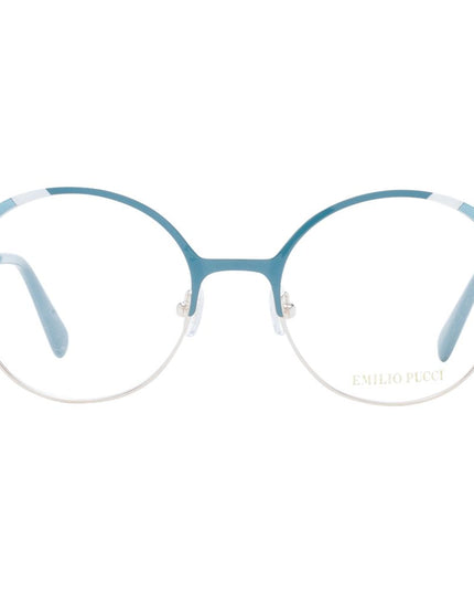 Emilio Pucci Turquoise Metal Glasses (Frames)