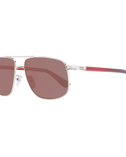 BMW Rose Gold Metal Sunglasses