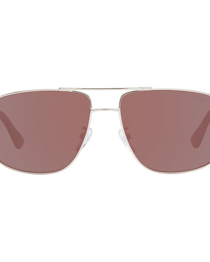 BMW Rose Gold Metal Sunglasses