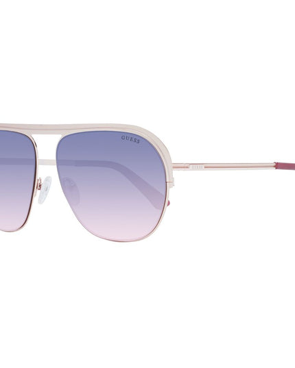 Guess Rose Gold Metal Sunglasses