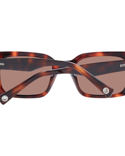 Sting Brown Acetate & Plastic Sunglasses