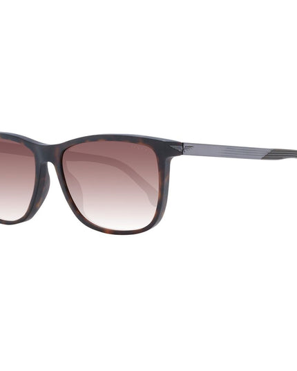 Police Brown Acetate & Plastic Sunglasses