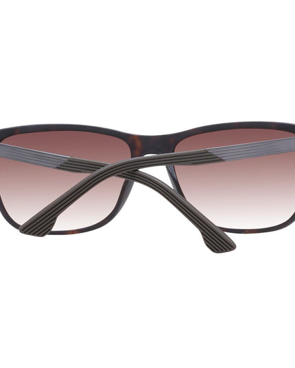 Police Brown Acetate & Plastic Sunglasses