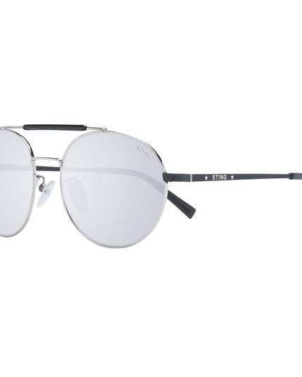 Sting Gray Metal Sunglasses