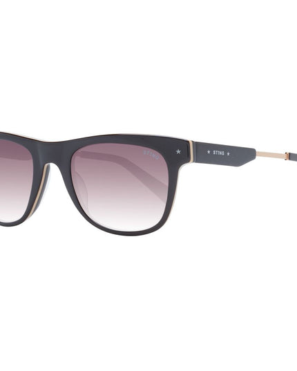 Sting Brown Acetate & Plastic Sunglasses