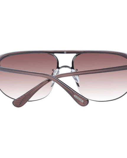Lozza Brown Acetate & Plastic Sunglasses