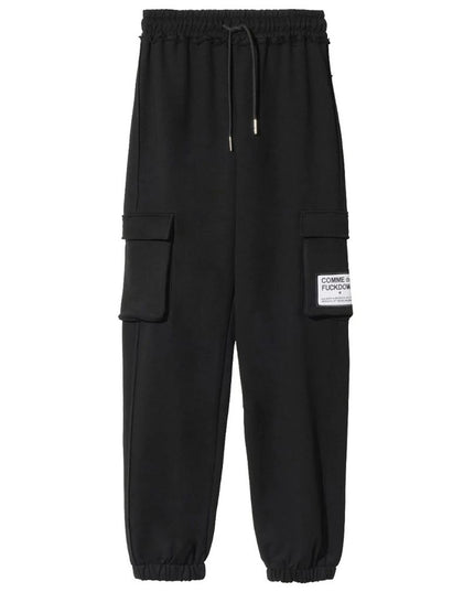 Comme Des Fuckdown Black Cotton Women Pant