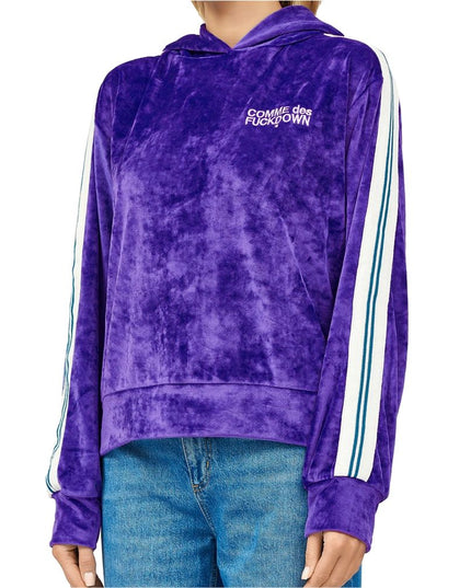 Comme Des Fuckdown Purple Polyester Women Sweater
