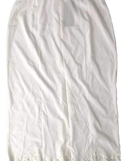 Dolce & Gabbana White Lingerie Half Slip Sleepwear Underwear
