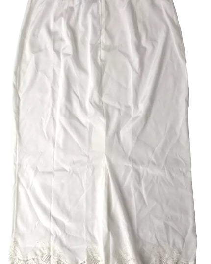 Dolce & Gabbana White Lingerie Half Slip Sleepwear Underwear