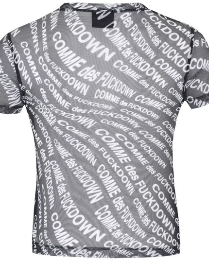 Comme Des Fuckdown Black Polyester Women T-Shirt