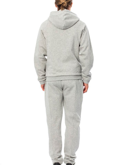 Billionaire Italian Couture Gray Cotton Hooded Sweatsuit