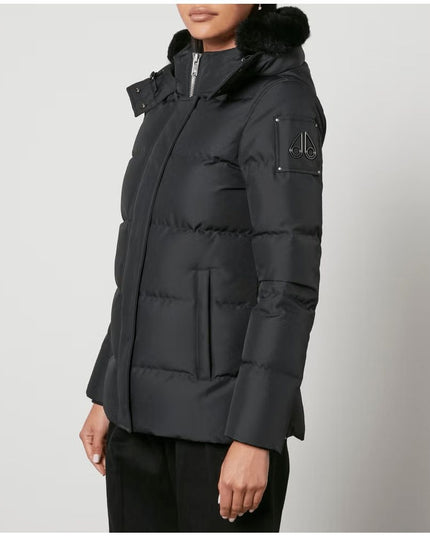 Moose Knuckles Black Polyester Jacket & Coat