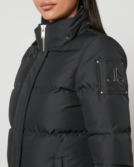 Moose Knuckles Black Polyester Jacket & Coat