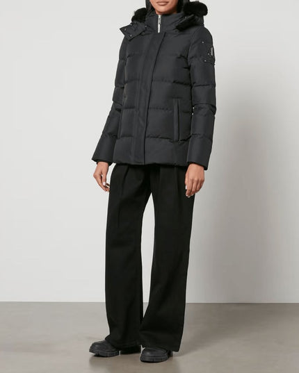 Moose Knuckles Black Polyester Jacket & Coat