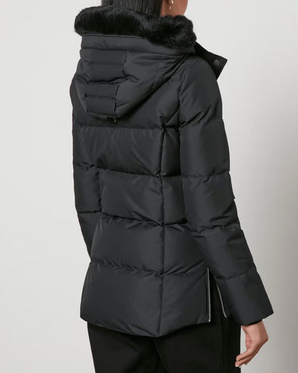 Moose Knuckles Black Polyester Jacket & Coat