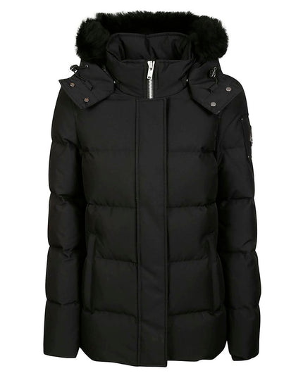 Moose Knuckles Black Polyester Jacket & Coat