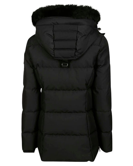 Moose Knuckles Black Polyester Jacket & Coat