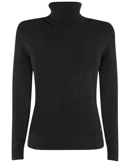 Yes Zee Black Viscose Sweater