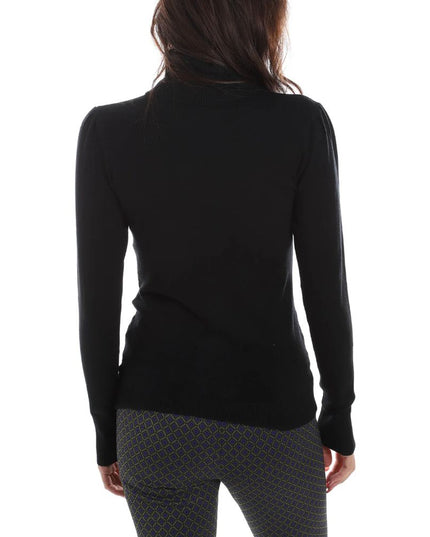 Yes Zee Black Viscose Sweater