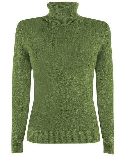 Yes Zee Green Viscose Sweater