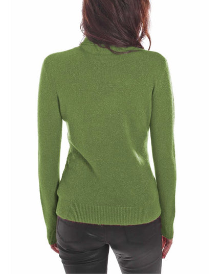 Yes Zee Green Viscose Sweater