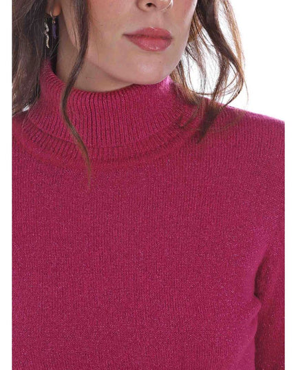 Yes Zee Fuchsia Viscose Sweater