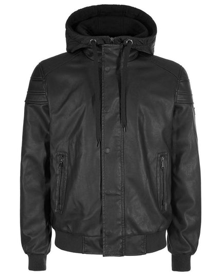 Yes Zee Black Polyethylene Men's Jacket