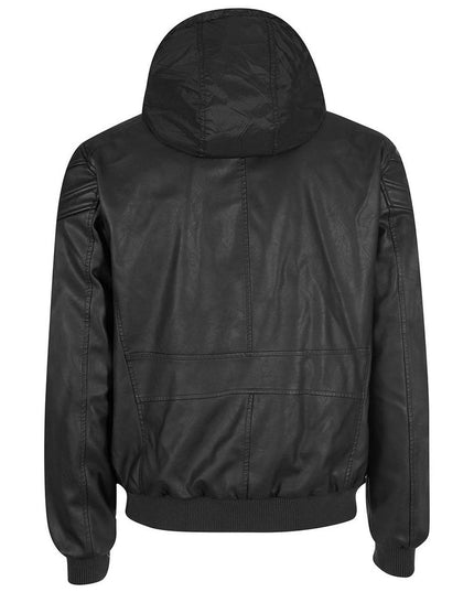 Yes Zee Black Polyethylene Men's Jacket