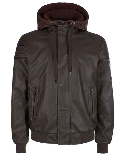 Yes Zee Brown Polyethylene Men's Jacket