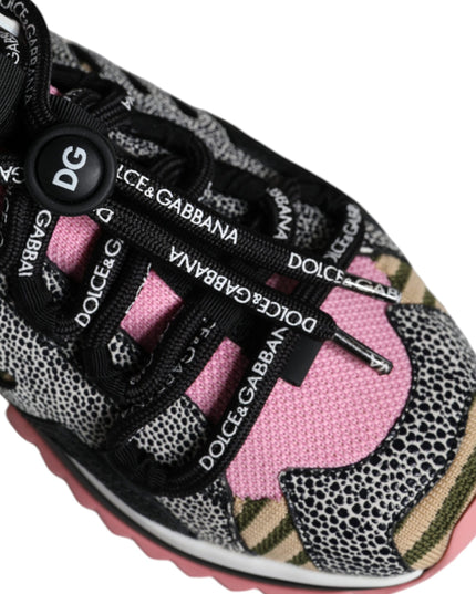 Dolce & Gabbana Multicolor Sorrento Socks Logo Sneakers Shoes