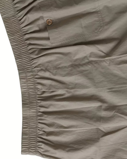 Dolce & Gabbana Brown Cotton Regular Boxer Shorts Underwear