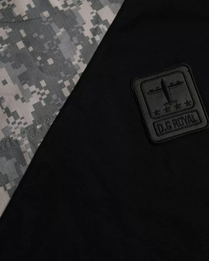 Dolce & Gabbana Multicolor Camouflage Cotton Round Neck Men T-shirt