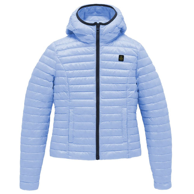 Refrigiwear Light Blue Polyamide Women Jacket