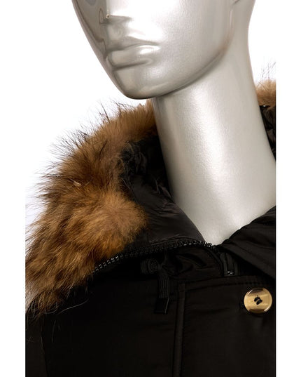 Baldinini Trend Black Polyester Women Jacket